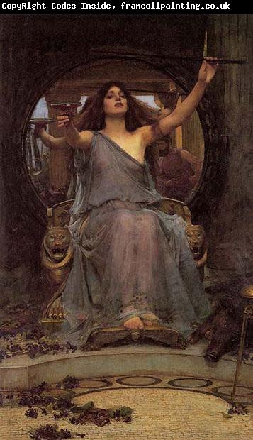 John William Waterhouse Circe Offering the Cup to Odysseus